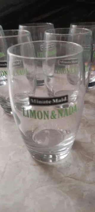 Set de 6 vasos Minute Maid a estrenar