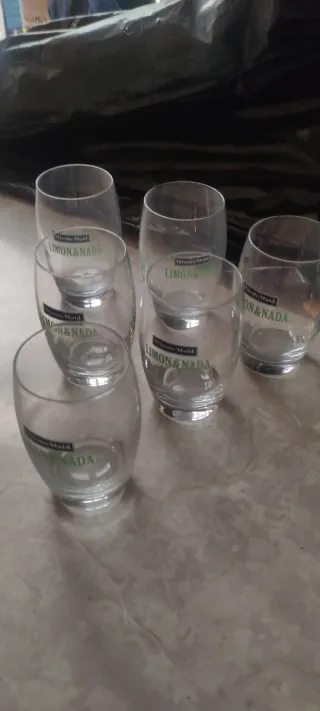 Set de 6 vasos Minute Maid a estrenar