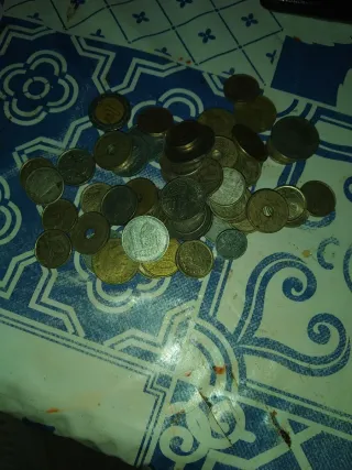 Lote de monedas antiguas