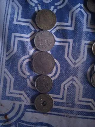 Lote de monedas antiguas