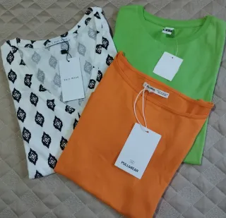 Lote 3 Camisetas Mujer Talla M