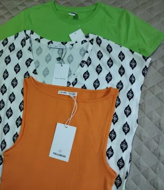 Lote 3 Camisetas Mujer Talla M