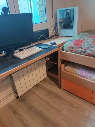 Habitación infantil completa con cama nido