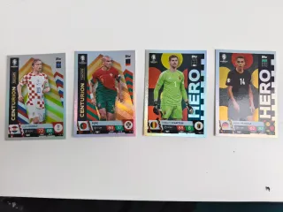 Lote de Cromos de fútbol Topps - Colección Eurocop