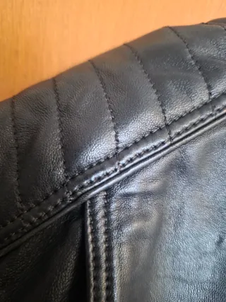 Cazadora Biker piel Massimo Dutti