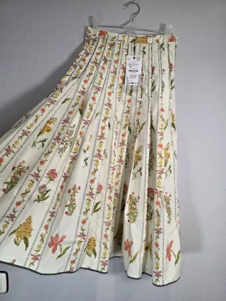 Falda tablas ZW Collection Zara