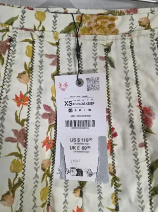 Falda tablas ZW Collection Zara