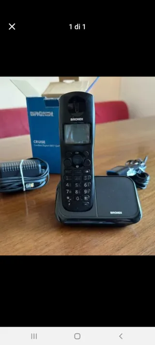 Telefono Cordless Brondi Cruise DECT GAP