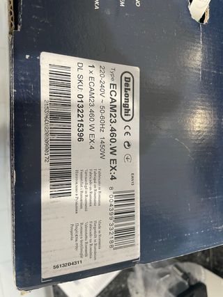 Cafetera Superautomática de DeLonghi ECAM23.460.W
