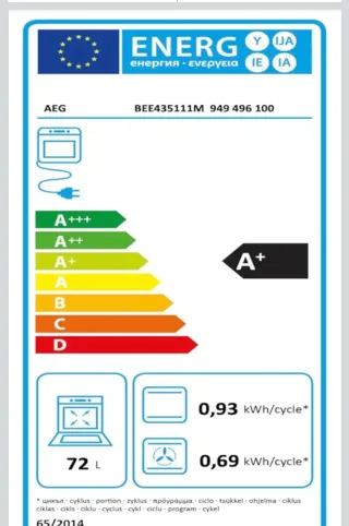 Horno Eléctrico AEG Multifunción