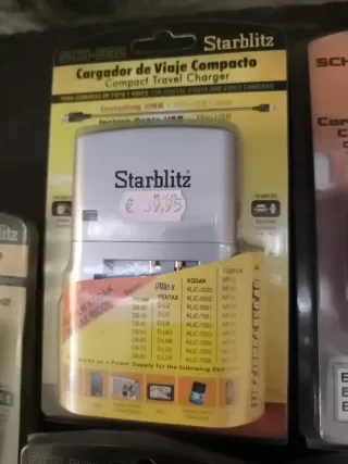 Cargador Batería de Cámaras Digitales