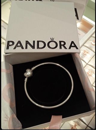 Pulsera Pandora Corazón Plata