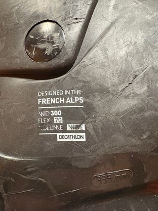 Botas Esquí Wedze 300 Flex 70 Talla 35.5