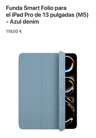 Apple Funda Smart Folio para el iPad Pro de 13 pulgadas (M5) - Negro