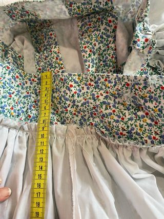 Falda flamenca volantes floral