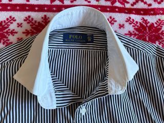 Camicia uomo regular fit  bianconera collo 39