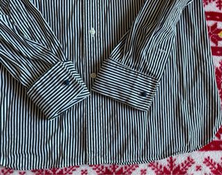 Camicia uomo regular fit  bianconera collo 39