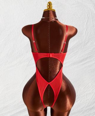 Conjunto Lenceria Sexy Rojo  Talla L