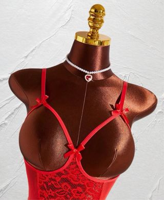 Conjunto Lenceria Sexy Rojo  Talla L