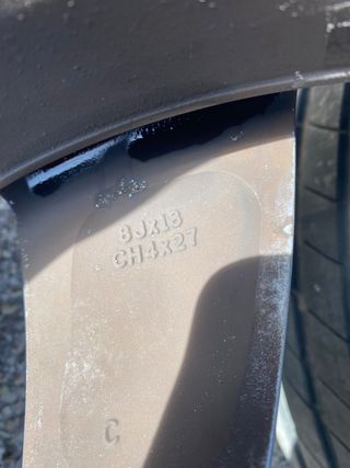 Llantas 18 Citroën DS5 del 2015 en 4x108