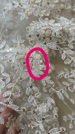 Manteleta Fallera Bordada