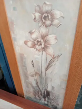 Conjunto di quadri di vario tipo, antichi e nuovi