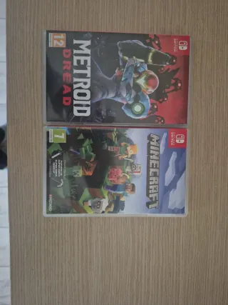 Nintendo Switch Metroid Dread e Minecraft