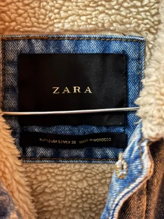 Chaqueta Vaquera Zara Hombre - Forro Borreguito