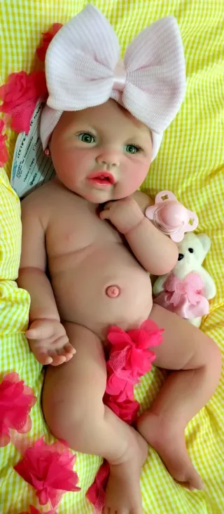 Bambola Reborn in Silicone Completa