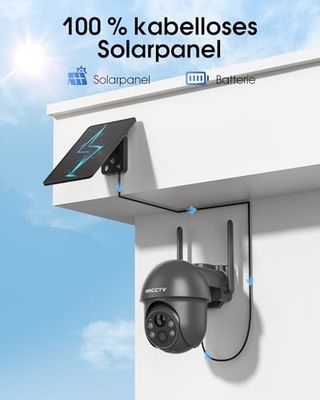 Cámara Vigilancia Solar 4MP Exterior Wi-Fi