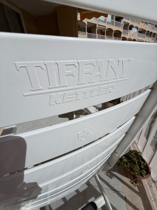 Sillas Terraza Kettler Tiffany Blancas