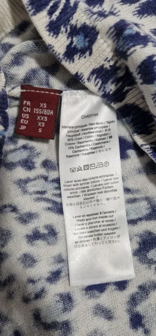 Camiseta Comptoir des Cotonniers azul y blanco