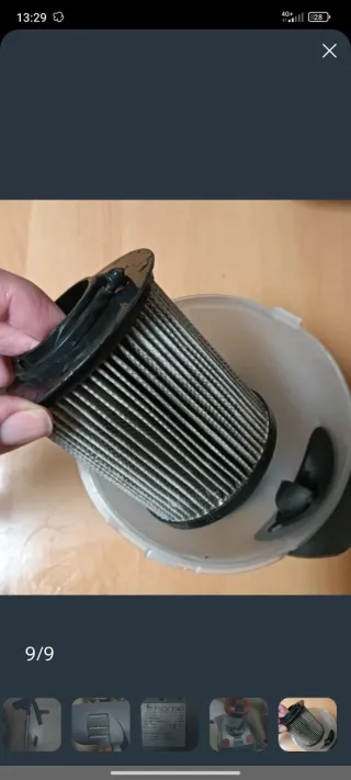 Aspiradora con accesorios