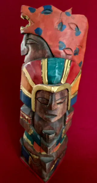 Icono Artesanal de Madera de México