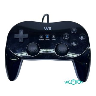 Mando Clásico Pro Negro Nintendo Wii