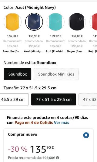 American Tourister Soundbox - Spinner L 77 cm 97 L
