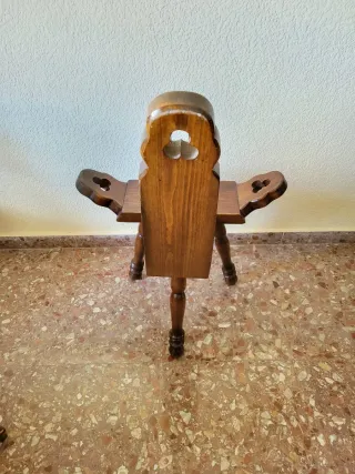 Silla Castellana 3 Patas Madera