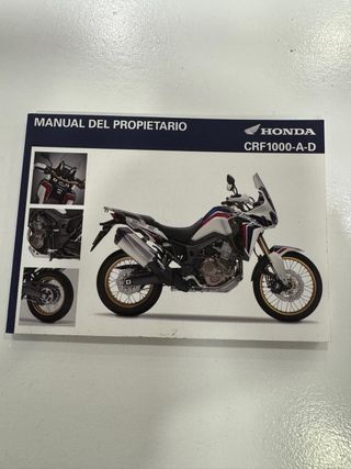 Honda africa twin 1000 manual de proprietário