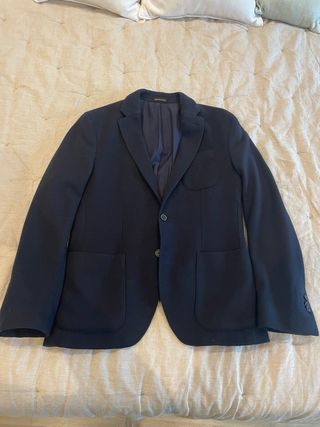 Massimo Dutti americana azul