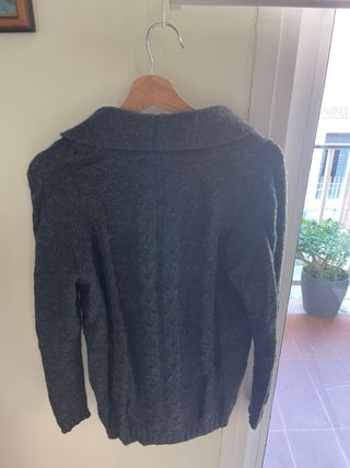 Jersey Guitare gris botones mujer