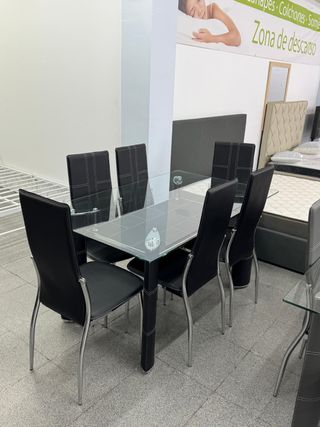 Nueva mesa +6 sillas elegante