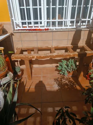 Mueble Cantarera 4 Senos Madera 1.56 x 55 x 48