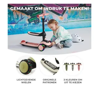 Kinderkraft Halley, Patineta 2 en 1, para Niños.