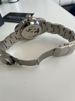Reloj Heritor Automático Azul Marino