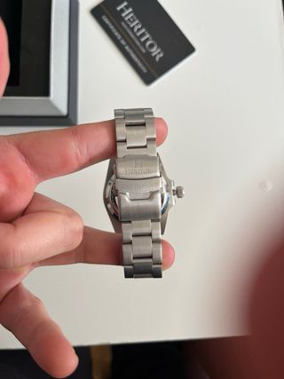 Reloj Heritor Automático Azul Marino
