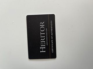 Reloj Heritor Automático Azul Marino