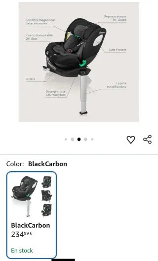 LIONELO BRAAM i-Size Silla de Coche para Bebé