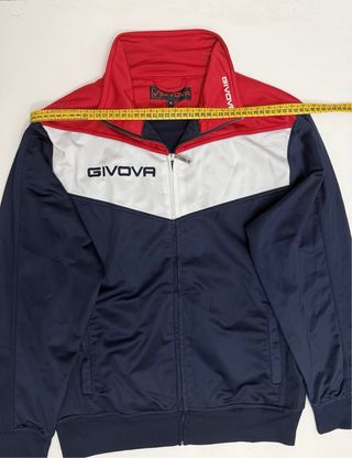 Giacca sportiva GIVOVA rossa, bianca e blu