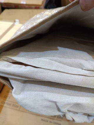 SONGMICS - Cesta de lavandería (150 L, 3 compartimentos de clasificación, tapa de bambú, asas, plegable, bolsa extraíble lavable a máquina, para lavandería, dormitorio, color madera LCB091N01