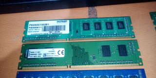 Lote 8 RAM DDR3: 5x2GB + 3x1GB (13GB)